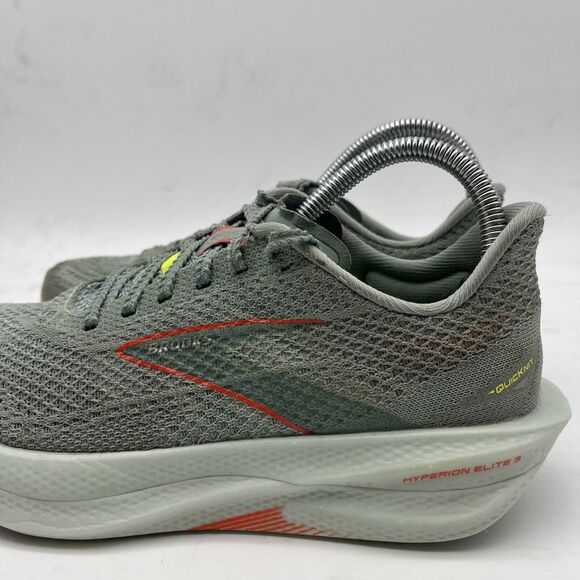 Brooks Mens Hyperion Elite 3 1000421D492 Green Running Shoes Sneakers SZ 5.5 D - Picture 2 of 16